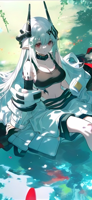 林中水池少女-岩泥
