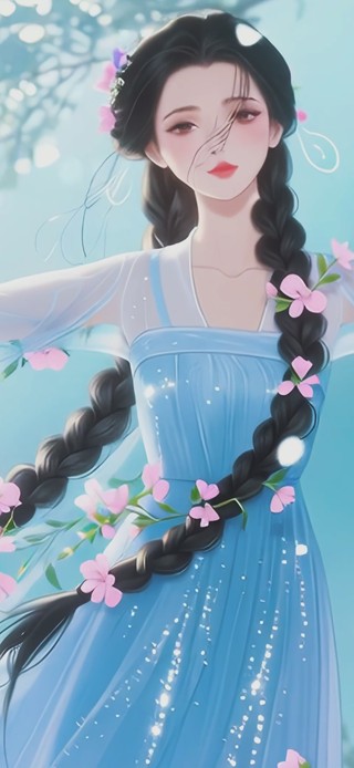 古风长发少女