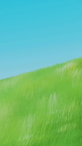 草地蓝天