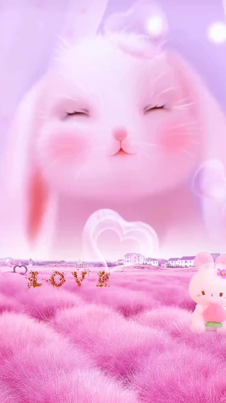 可爱浪漫兔子