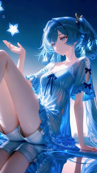 蓝发美少女尤诺