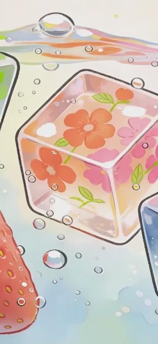 清凉解暑甜蜜桌面