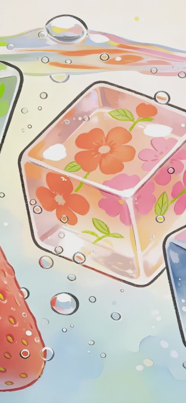 清凉解暑甜蜜桌面