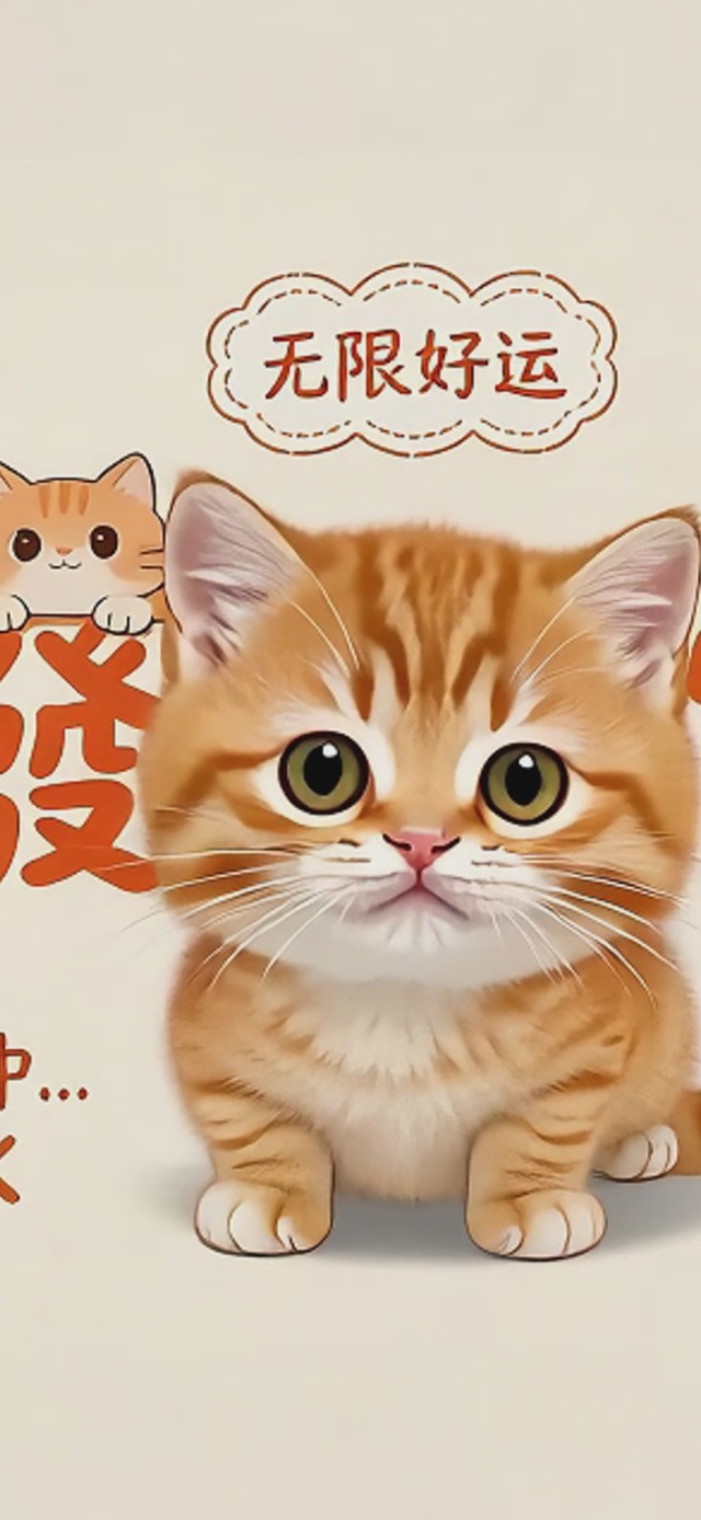 发财暴富小猫