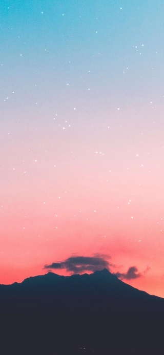 晚霞流星雨