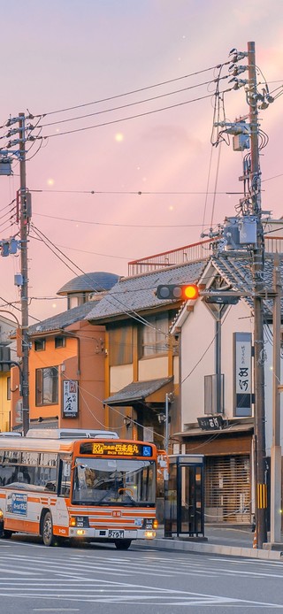 唯美治愈日系城市街道