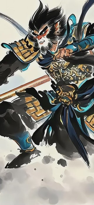 国风水墨黑神话悟空