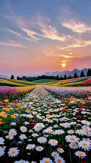 黄昏雏菊