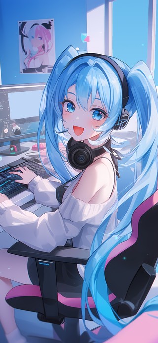 超级主播 可爱初音
