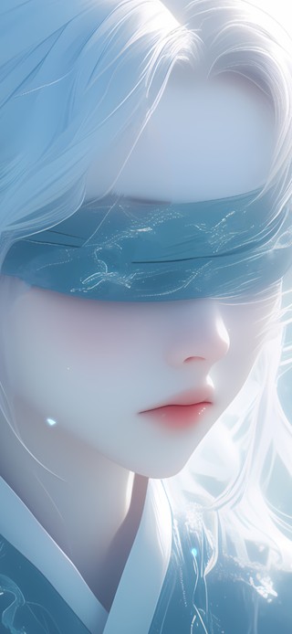 古风蒙眼少女