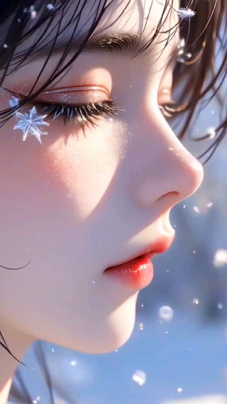 二次元雪花美女2