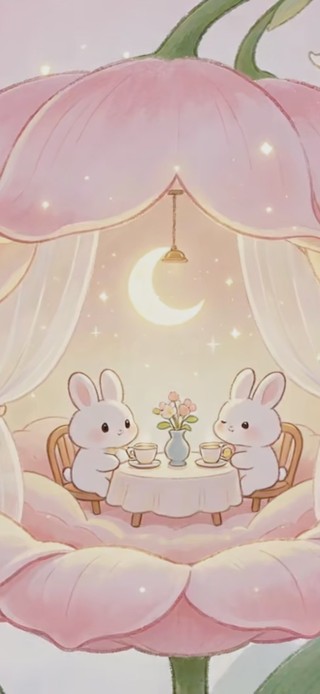鲜花小兔