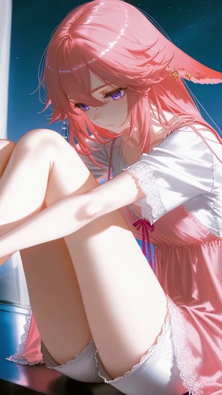 星夜窗边神子