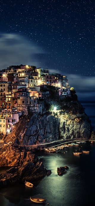 海滨小城·夜