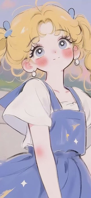 双马尾女孩