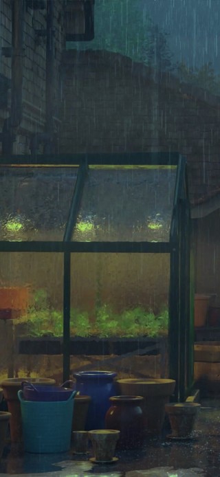 雨夜小院