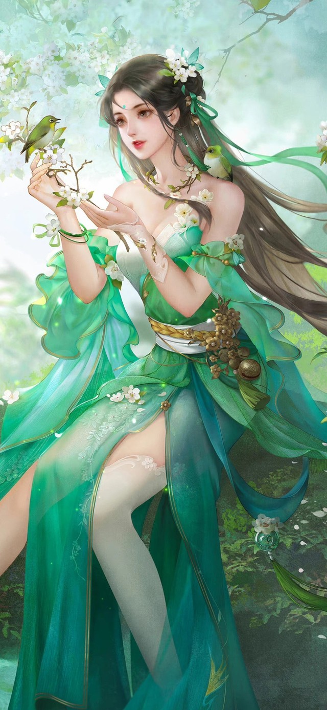 4K唯美古风青衣美人