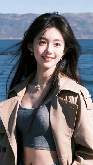湖畔美女日常美照