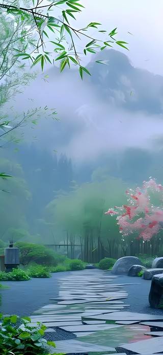 青山雨天