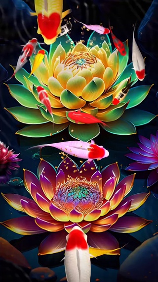 年年有鱼，好运莲莲