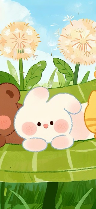 蒲公英地可爱三小只