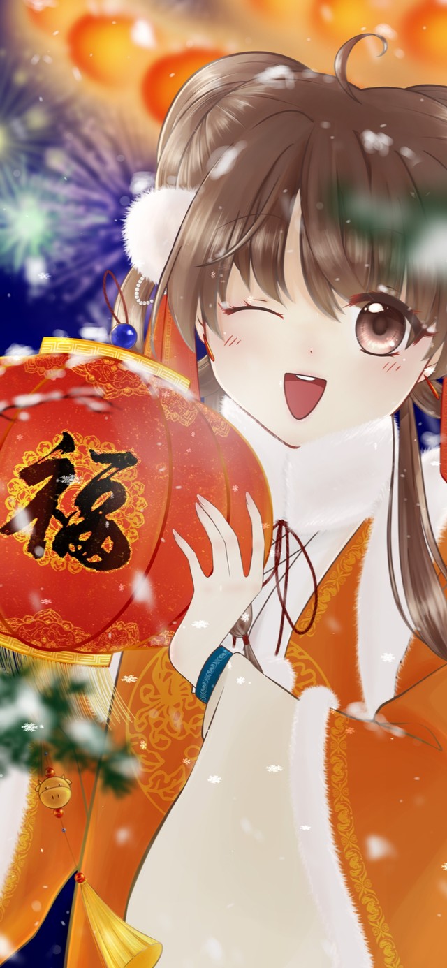 迎春纳福，福到新年