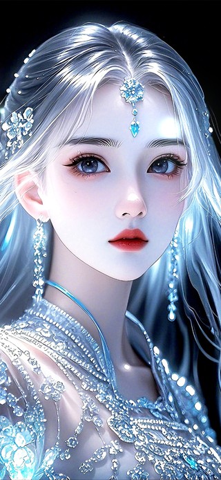 唯美白金荧光少女（限免）