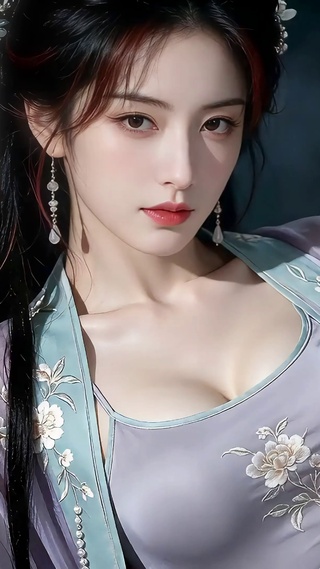 墨夜罗衣古风美女
