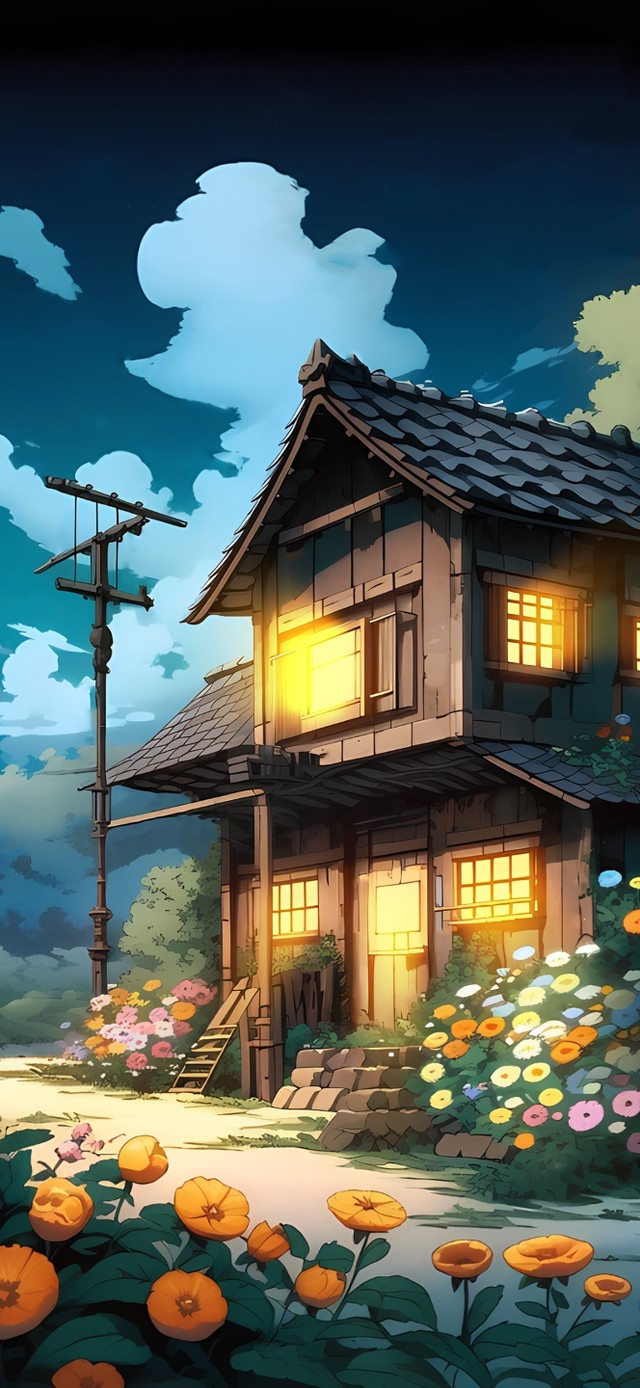 唯美花间小屋