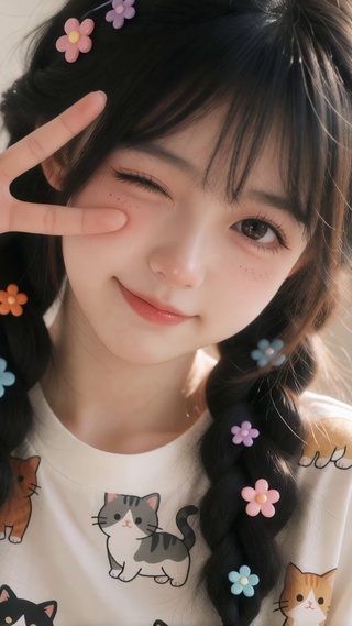 可爱女孩