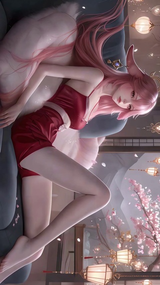 红裙长腿少女八重神子