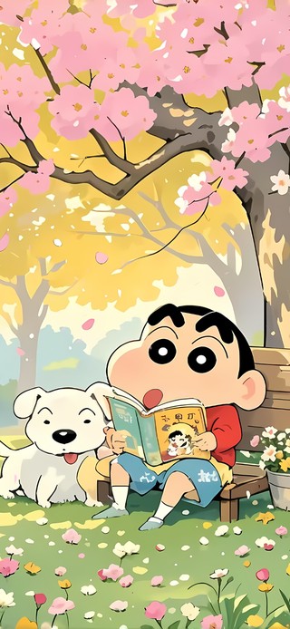 樱花树下小新