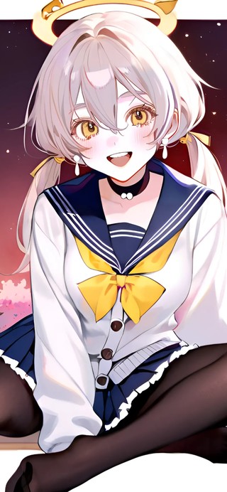 阿慈古日富美-黑丝萝莉插画