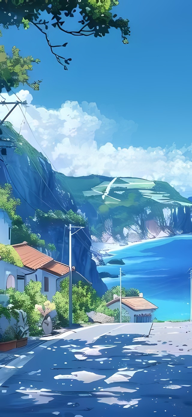 小清新海边小镇