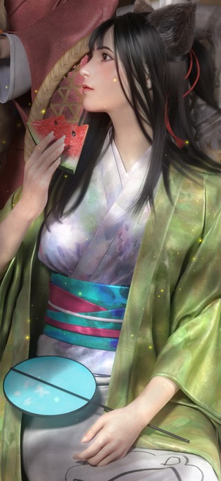 4K夏天一起吃西瓜