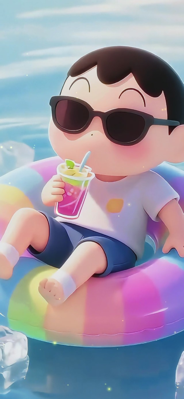 清新泳池圈小新