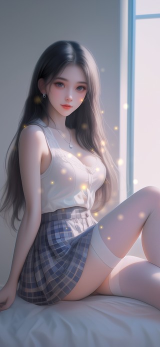 眉目如画，顾盼生辉