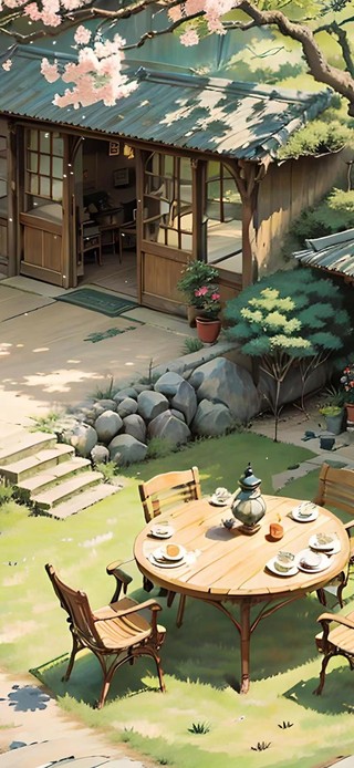 温馨的中式小院