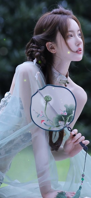 4K唯美清纯古风性感美女
