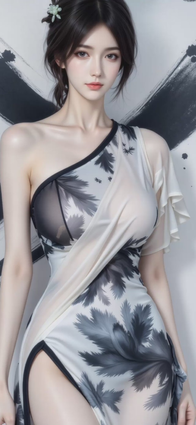 水墨风古韵美女