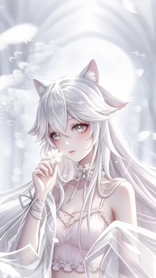 雾月樱林的狐耳少女