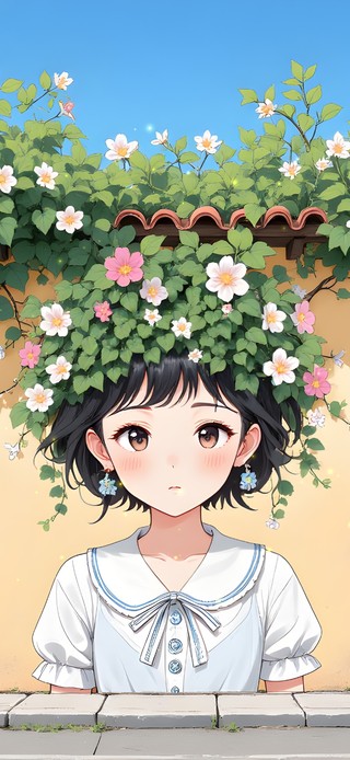清新花墙