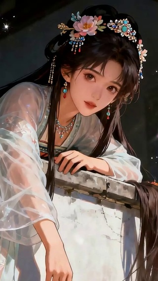 女孩与猫咪