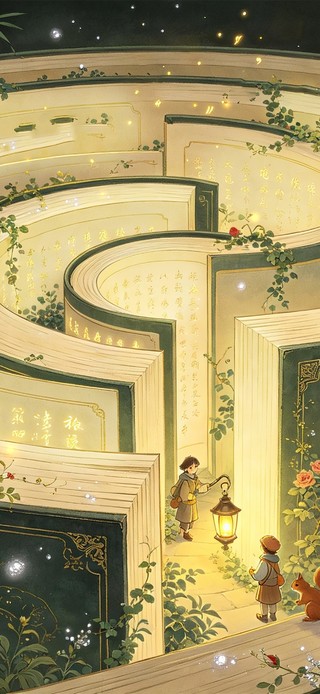 4K 梦幻 森林书境
