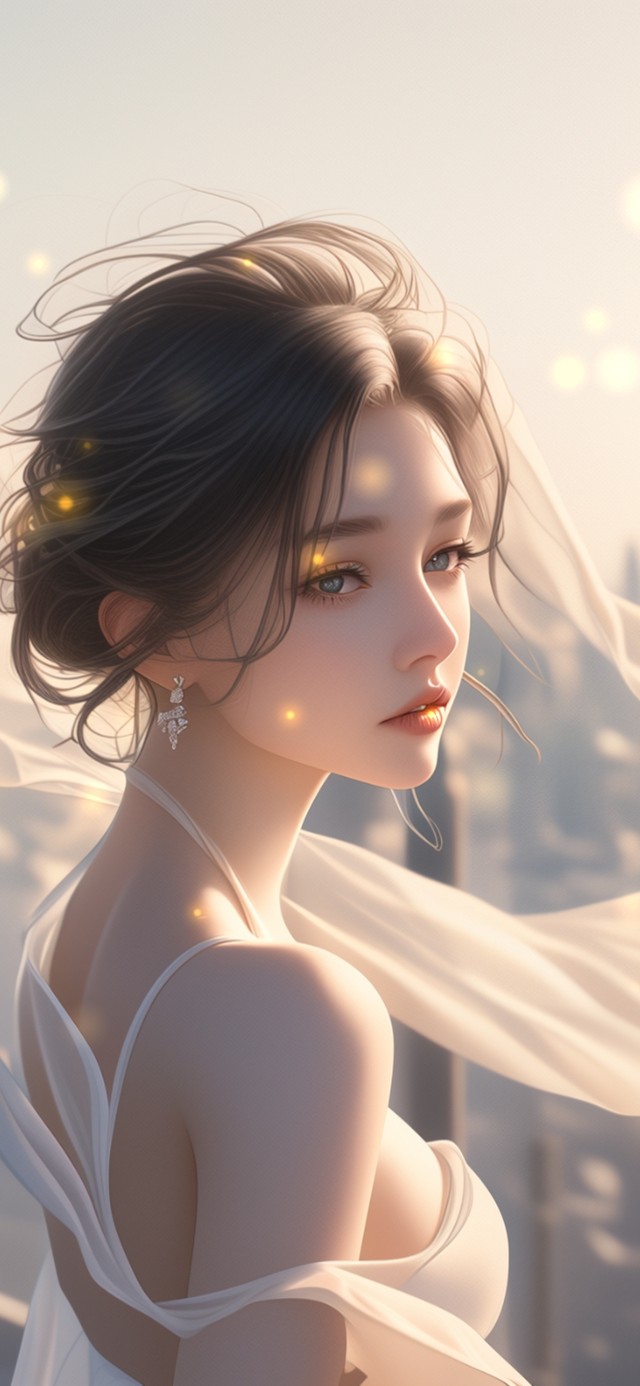 她的侧颜像信封上没寄出的地址