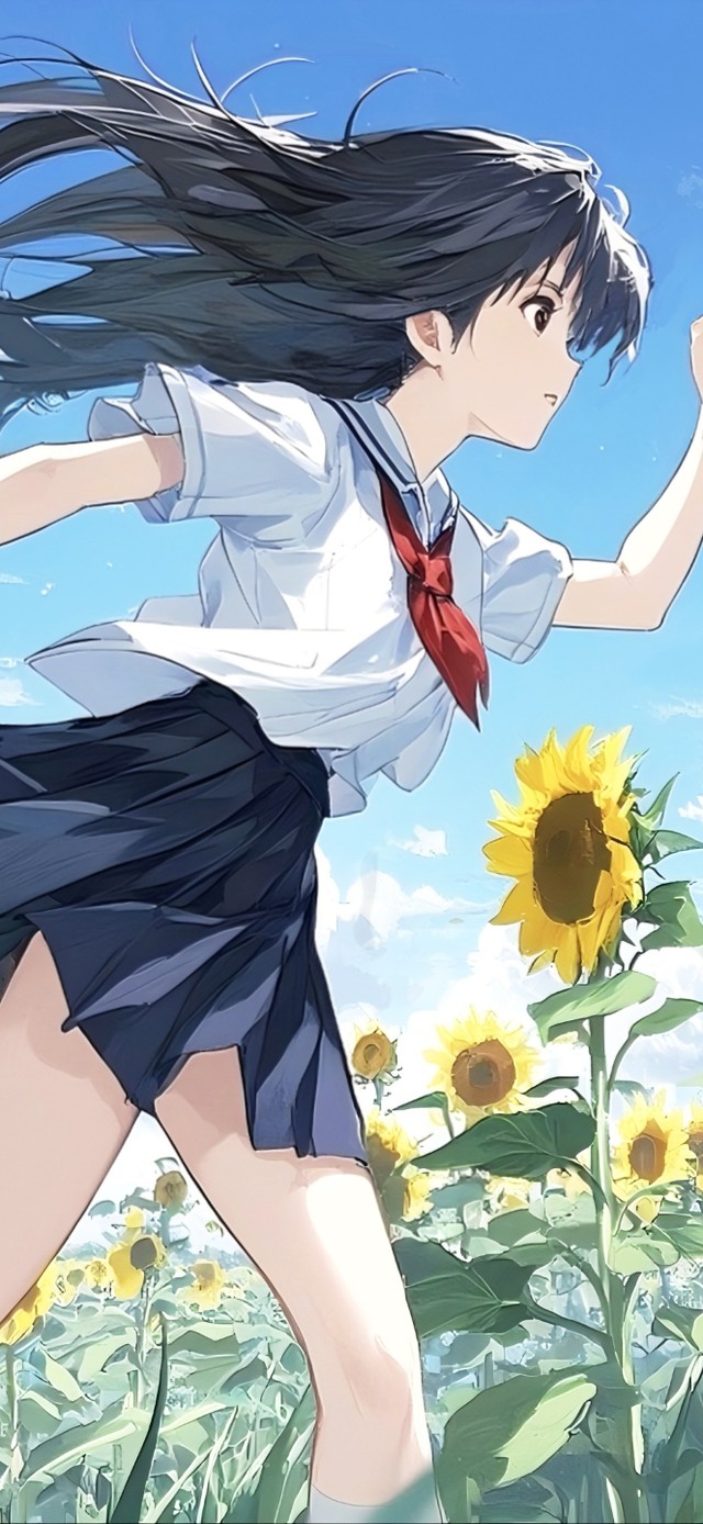 在向阳花田肆意奔跑的青春