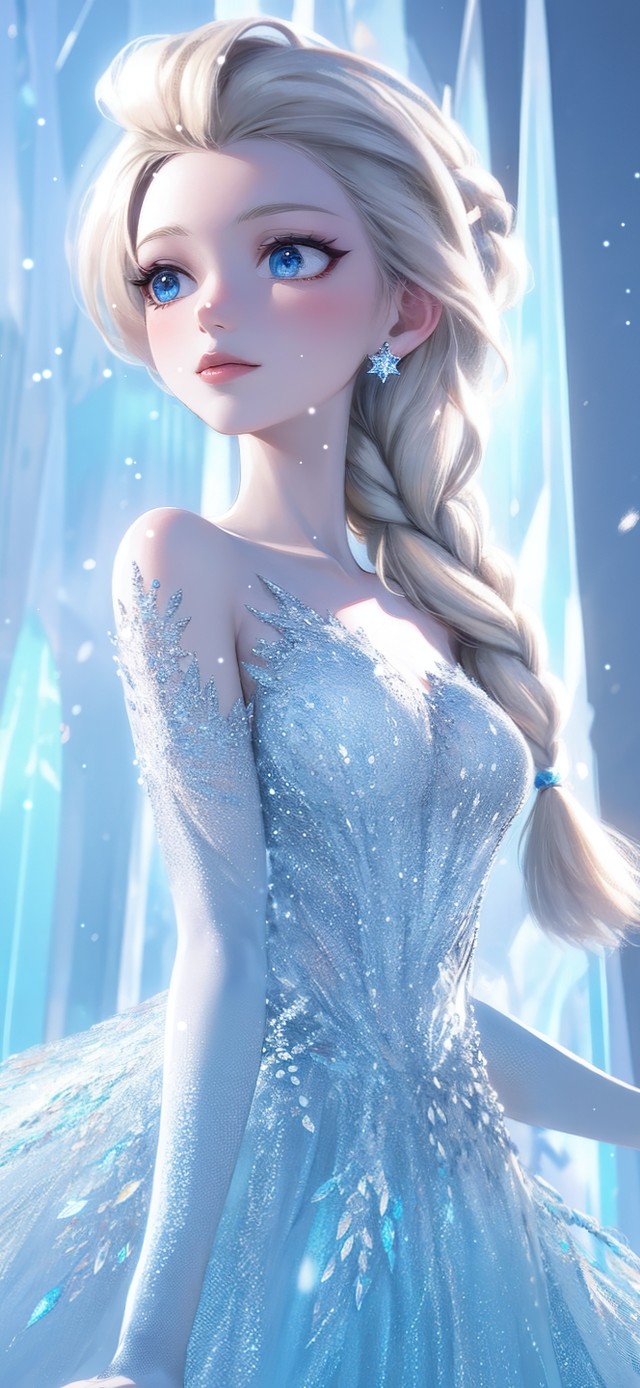 冰雪城堡美少女