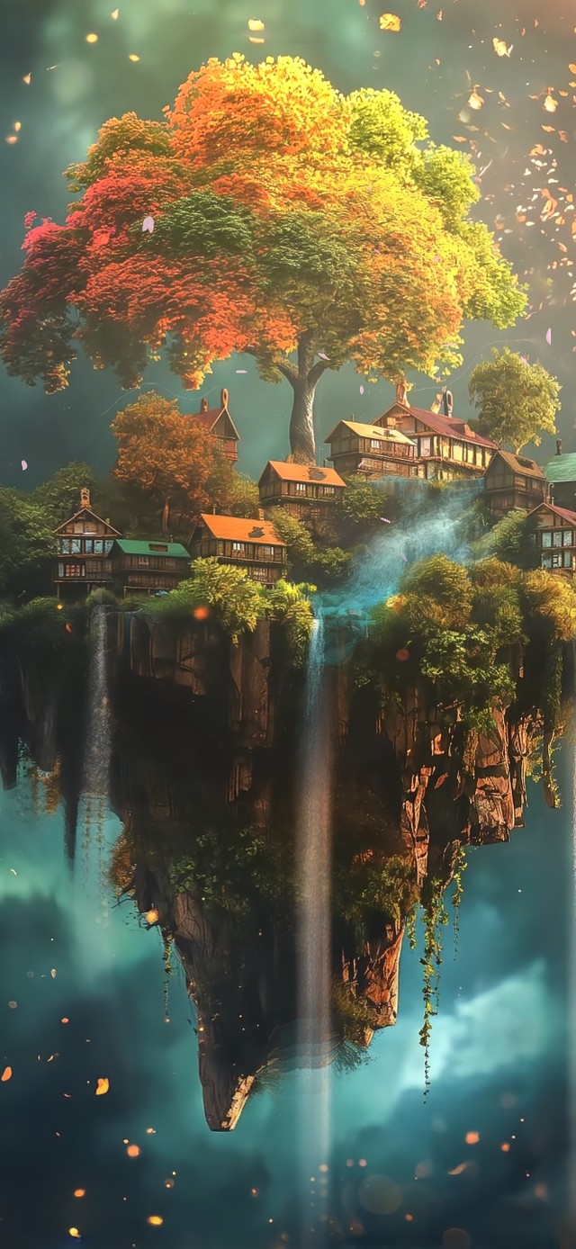 仙气十足  空中孤岛