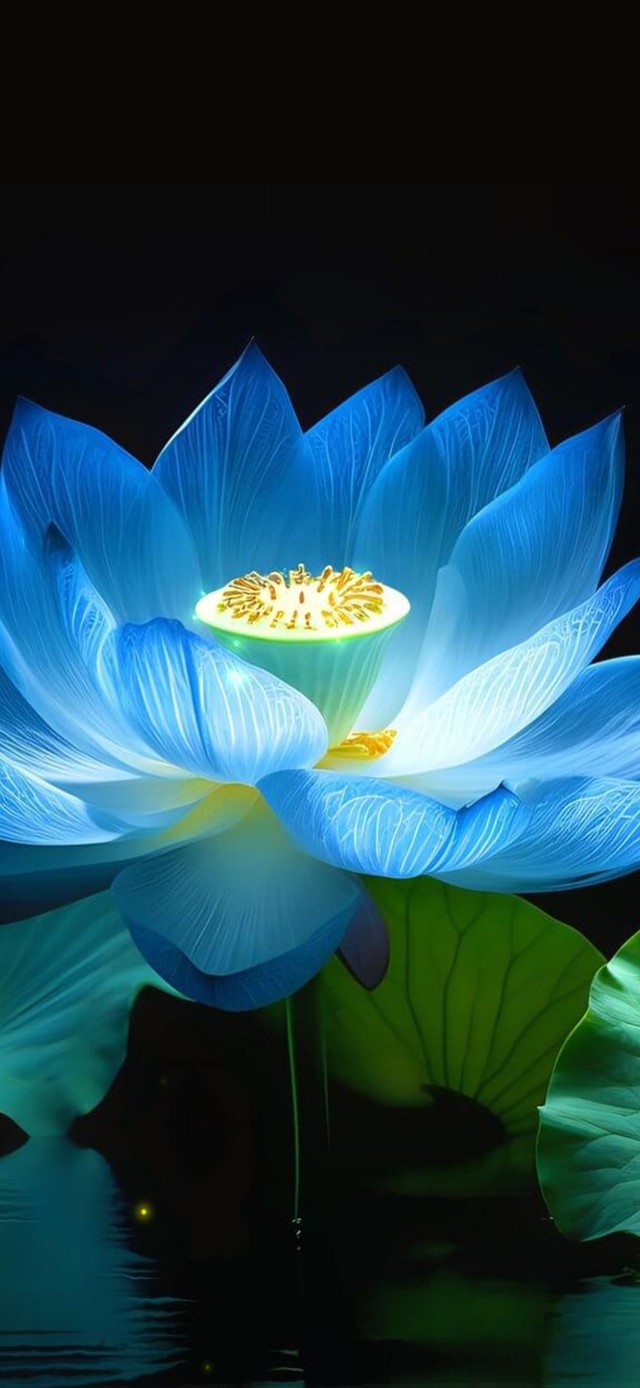 4k青蓝 护眼夏荷