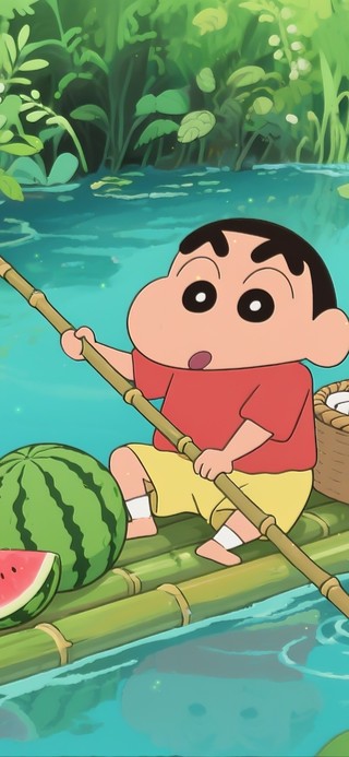小新划竹筏
